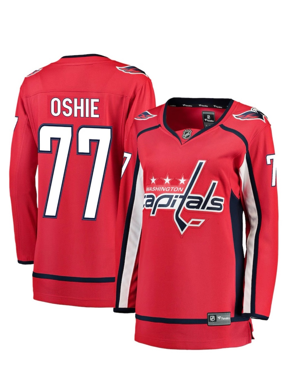 Fanatics Washington Capitals Women's Oshie #77 Jersey Size Small